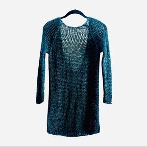 EUC | Theory Nimue Open Knit Crochet Sweater